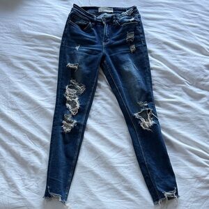 Bridge by gly mid rise ankle skinny